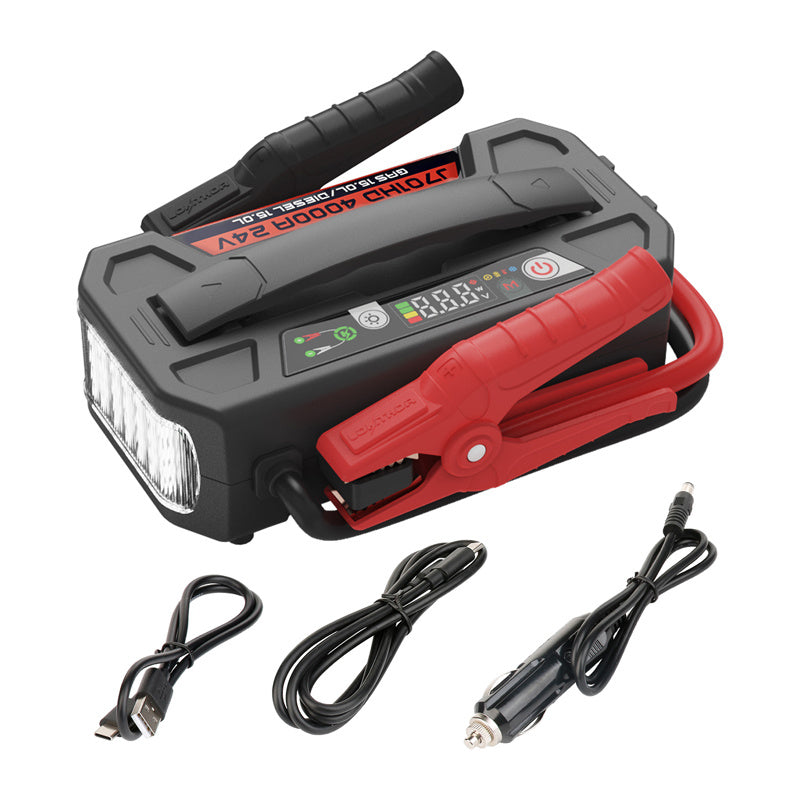 LOKITHOR J701HD jumpstarter, 207,2Wh, 4,000 A