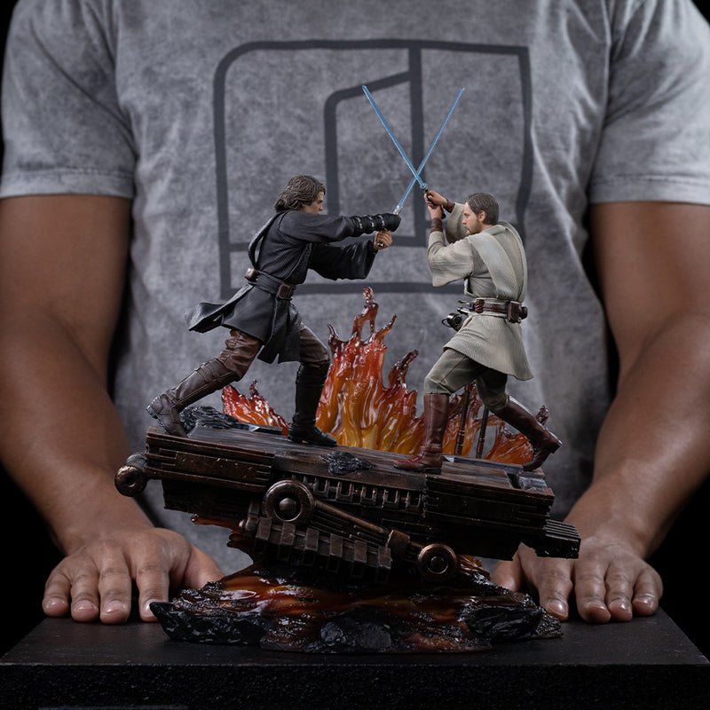 Iron Studios Star Wars - Anakin Vs Obi Wan Art Scale 1/10