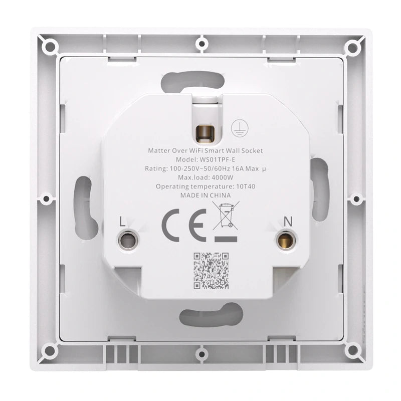 Sonoff WS01TPF-E WiFi smart vægstikkontakt (type F)