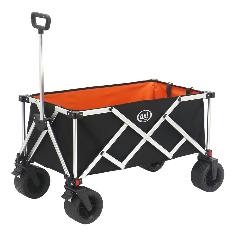 AXI SB151 sammenklappelig Strandvogn Aluminium - Sort/orange