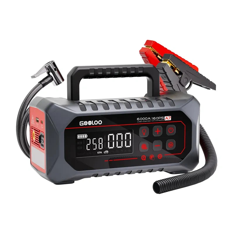 GOOLOO A7 88.8Wh jumpstarter med luftpumpe