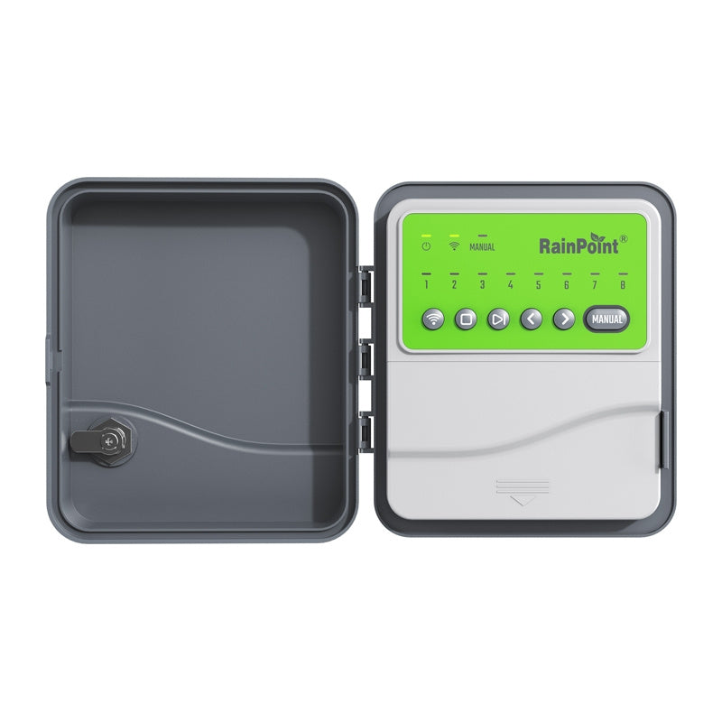 RainPoint WiFi AC-vandingscomputer med 8 zoner