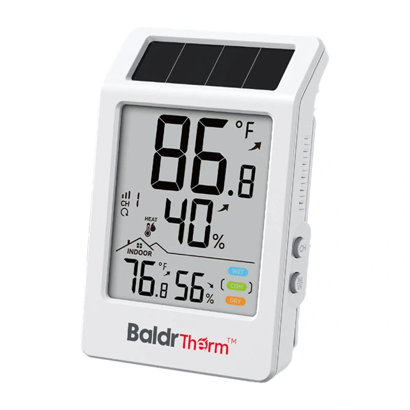 BALDRTHERM B0707 solcelledrevet termohygrometer