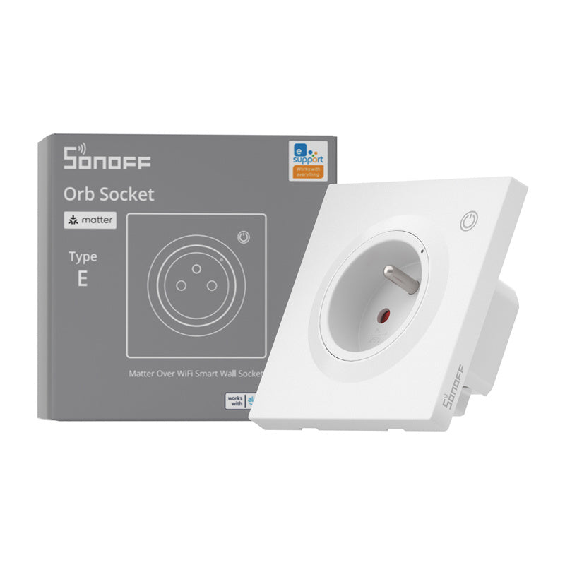 Sonoff WS01TPE-E WiFi smart vægstikkontakt (type E)