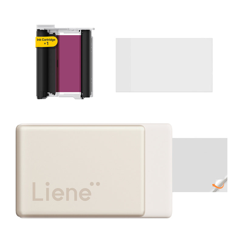 Liene Pearl N200 Pro 2x3 tommer bærbar fotoprinter (guld)