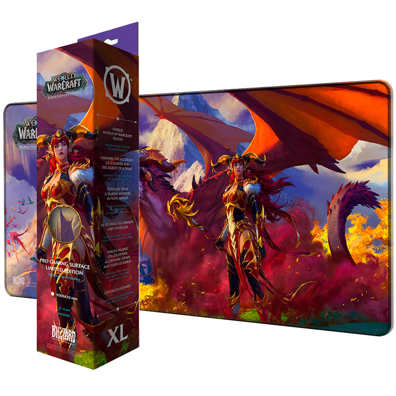 World Of Warcraft Dragonflight: Alexstrasza & Dragon, musemåtte, XL