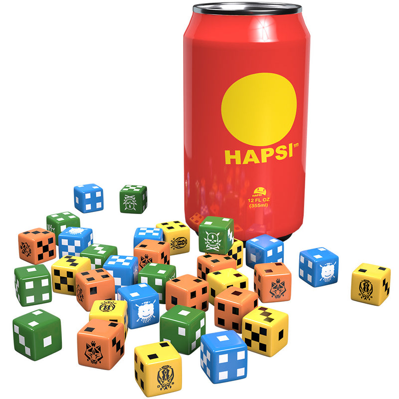 Weta Workshop Giant Killer Robots - Hapsi Can & Faction Dice - Origi brætspil
