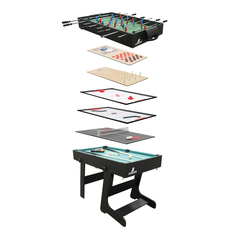 Cougar 16-in-1 Multi Spilbord - Sort