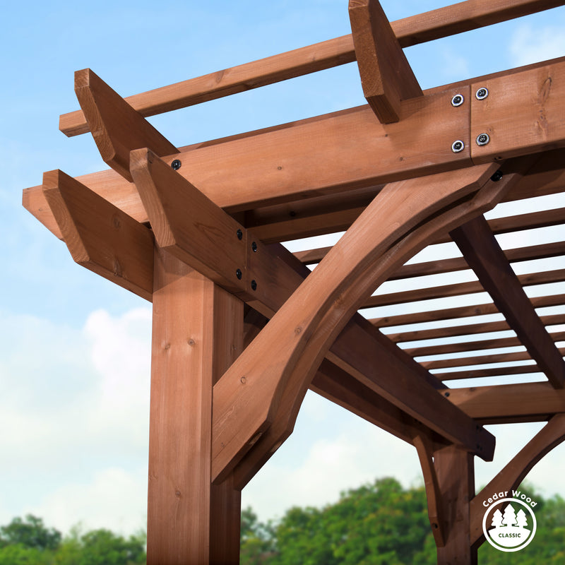 Backyard Discovery Pergola i Træ 305 x 426 cm
