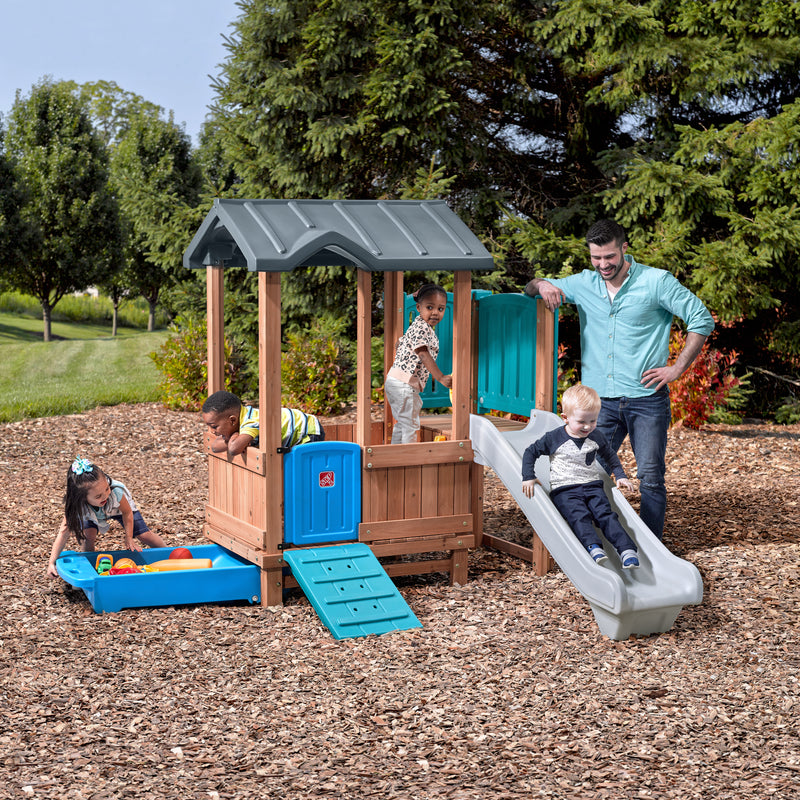 Step2 Woodland Adventure Legehus & Slide