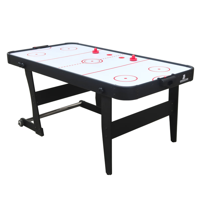 Cougar Icing XL sammenklappeligt Airhockeybord - Sort