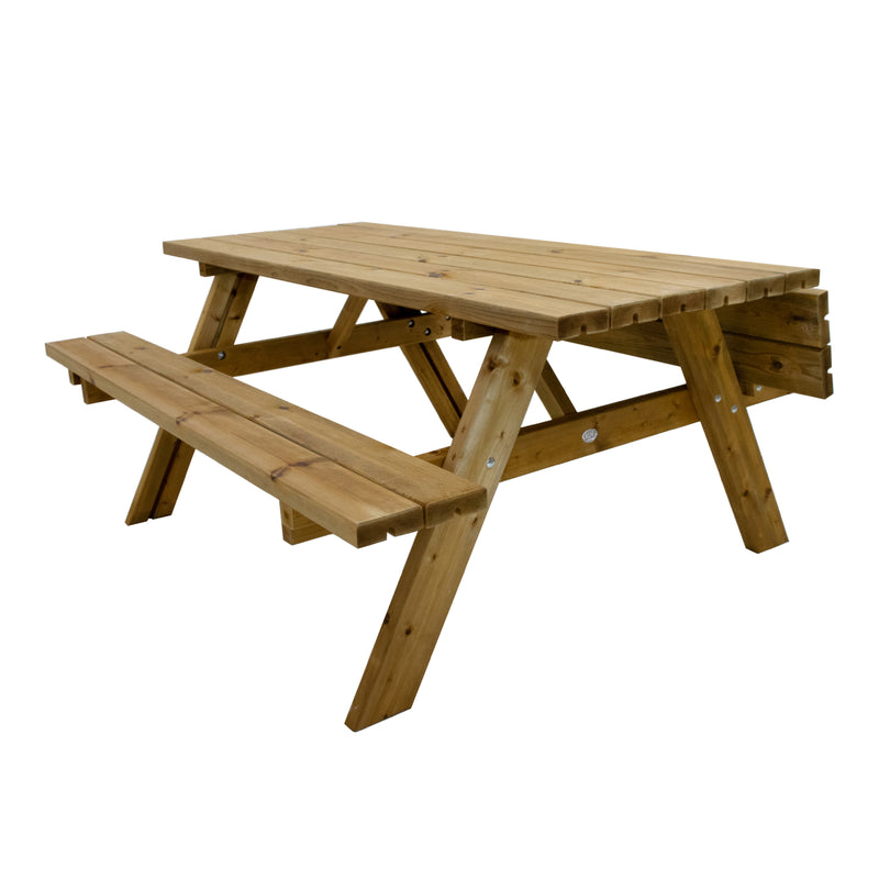 AXI Julie Picnicbord i træ Classic 177 x 154 cm - Brun