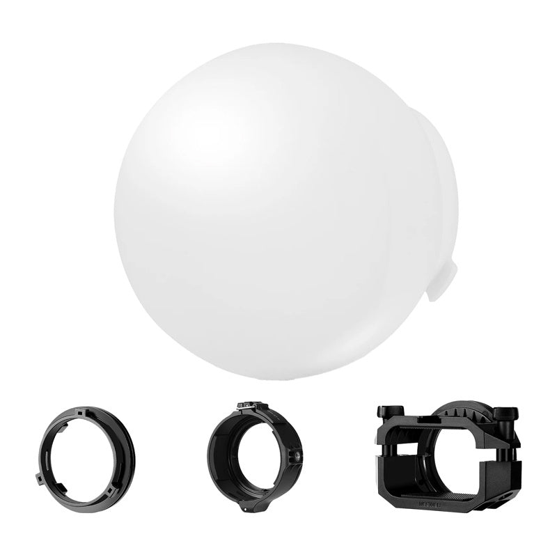 Neewer CRS6 foldbar kuppeldiffuser med 3-delt adaptersæt