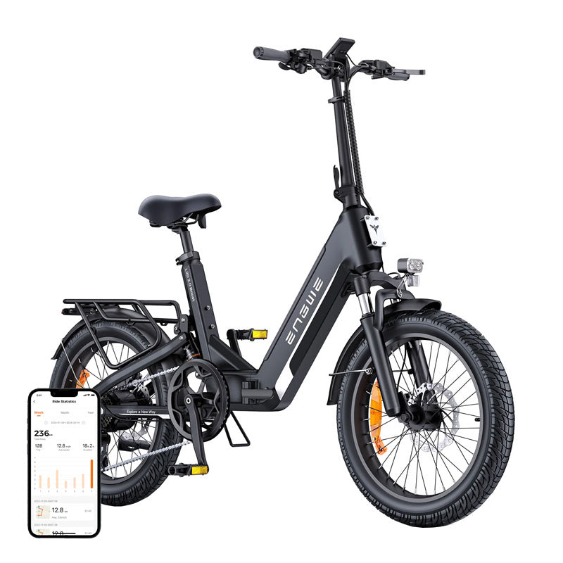 ENGWE L20 3.0 BOOST elcykel 20", 250 W (sort)