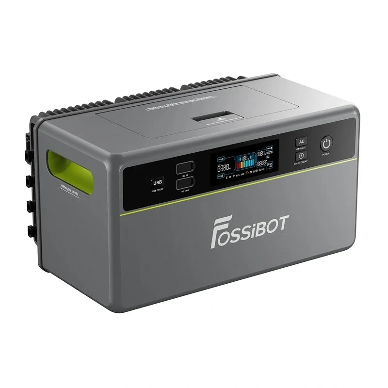 FOSSIBOT FBP1200 1200W ladestation (grøn)