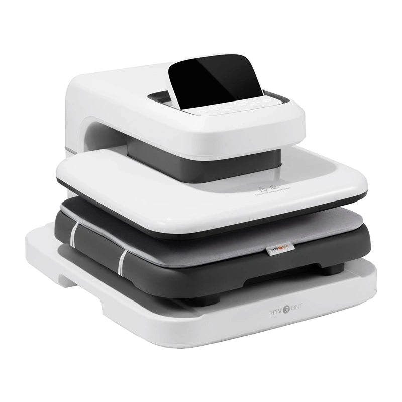 HTVRONT Auto 2 Digit varmepresse (hvid)