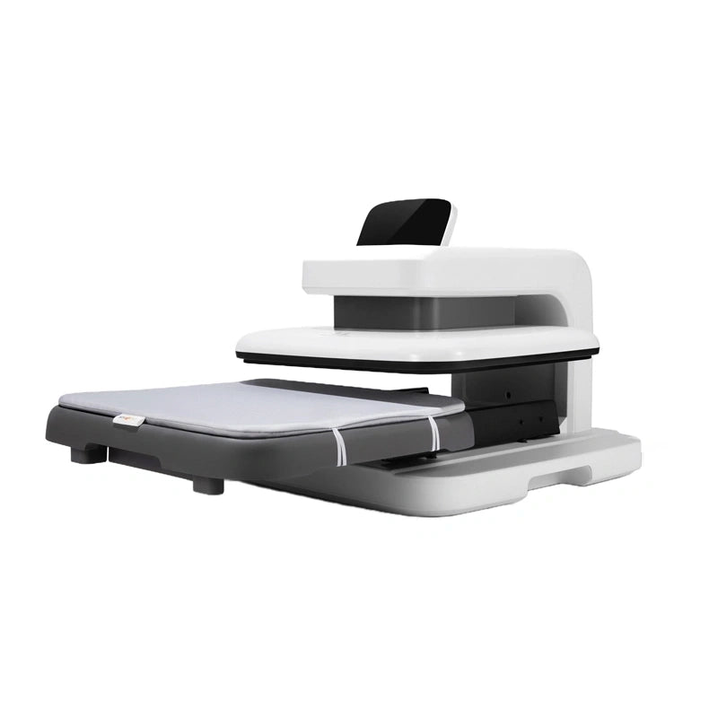 HTVRONT Auto 2 Digit varmepresse (hvid)