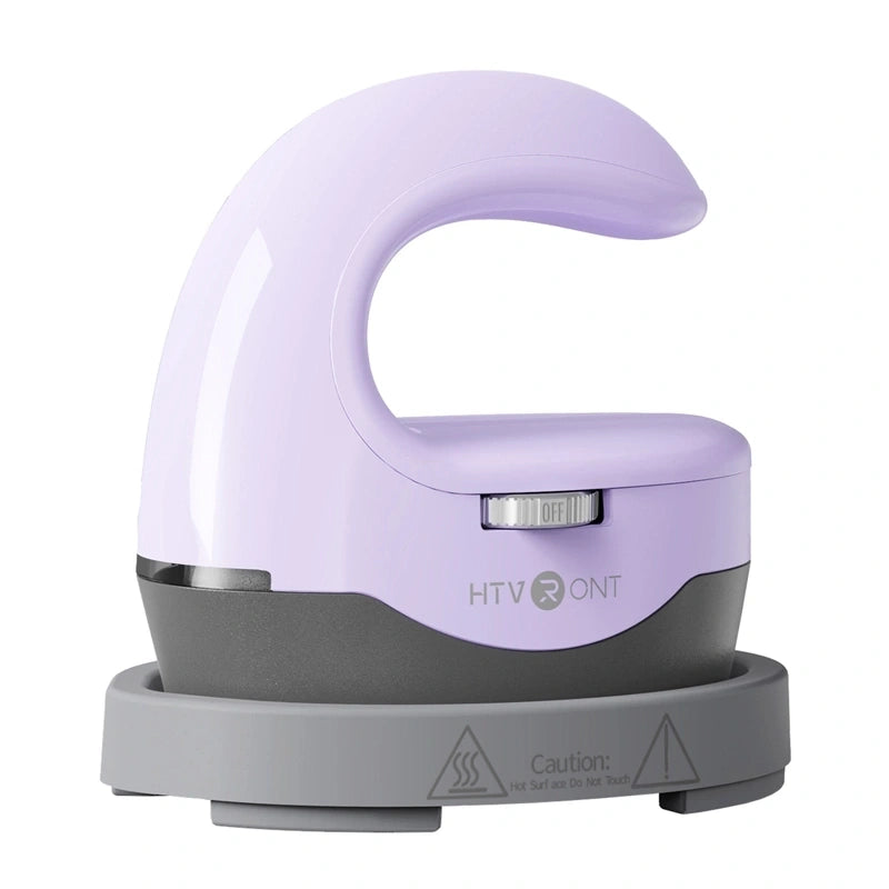 HTVRONT HPM02 Mini4 varmepresse (lilla)