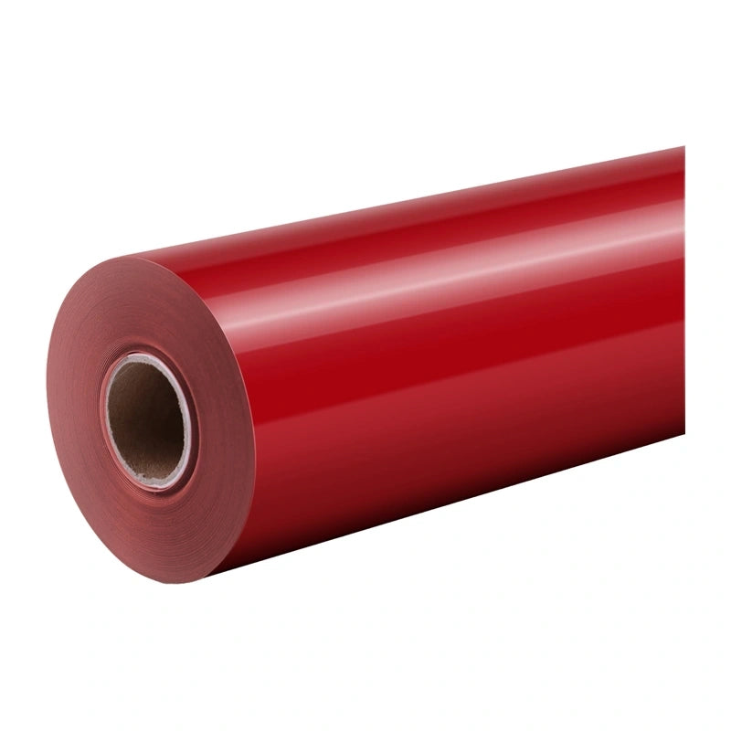 HTVRONT Pure transferfolie, 30,5 cm x 1,8 m (rød)