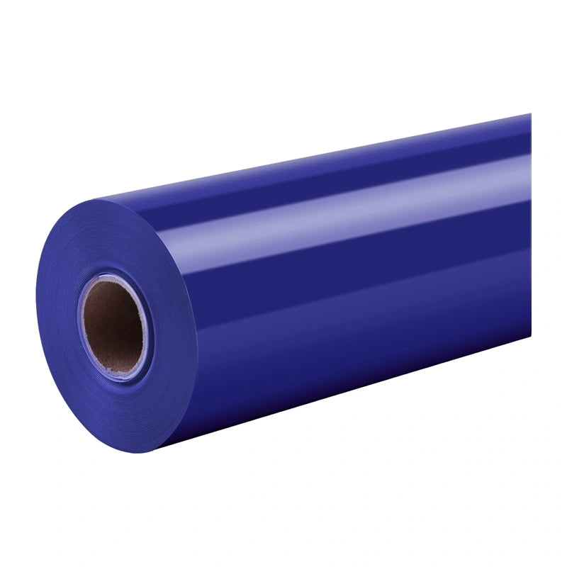 HTVRONT Pure transferfolie, 30,5 cm x 1,8 m (blå)