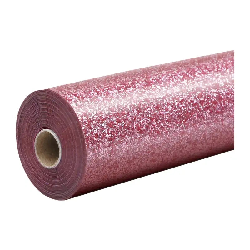 HTVRONT glitter-transferfolie, 30,5 cm x 90 cm (lyserød)
