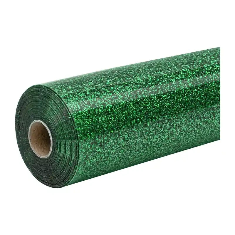 HTVRONT glitter-transferfolie, 30,5 cm x 90 cm (grøn)