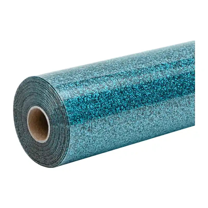 HTVRONT glitter-transferfolie, 30,5 cm x 90 cm (blå)