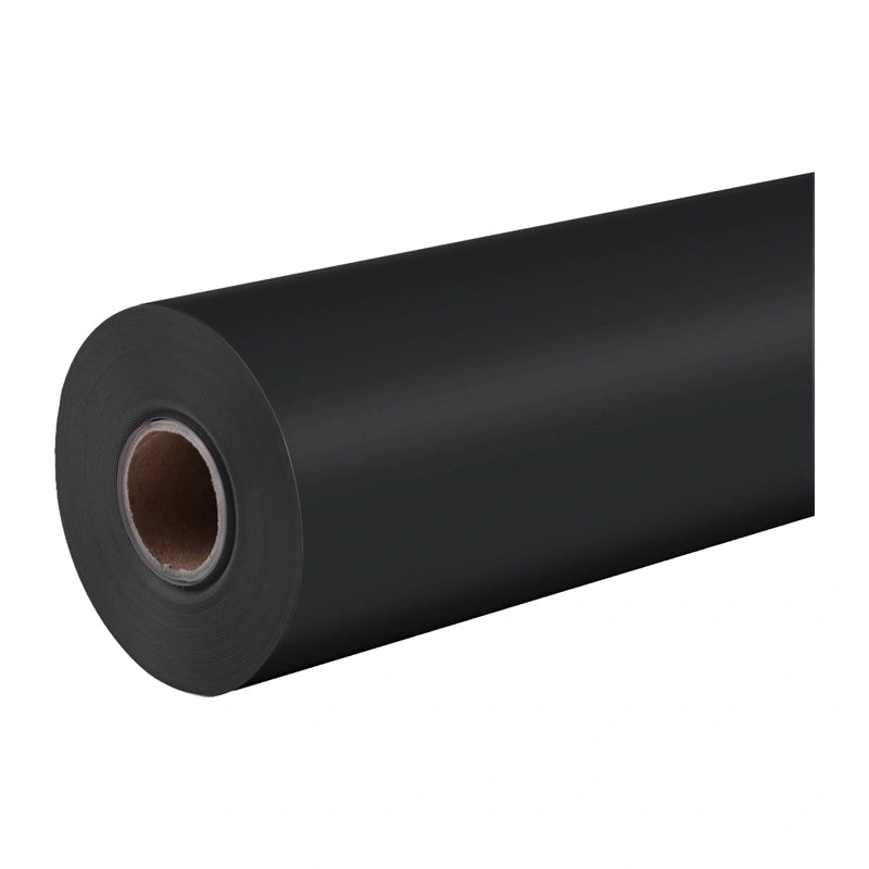 HTVRONT mat selvklæbende folie, 30,5 cm x 180 cm (sort)
