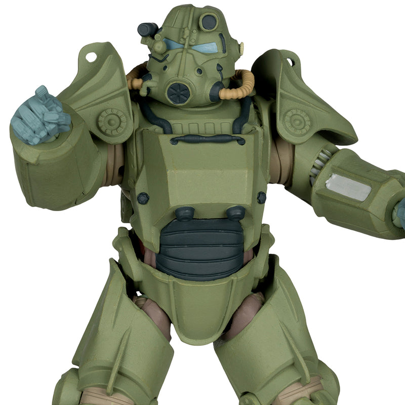 FALLOUT GAMING T-45 MILITARY ARMOR 7 tommer deluxe actionfigur McFarlane Toys (CHASE)