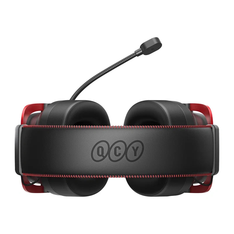 QCY Heroad VT200 gaminghovedtelefoner (sort og rød)