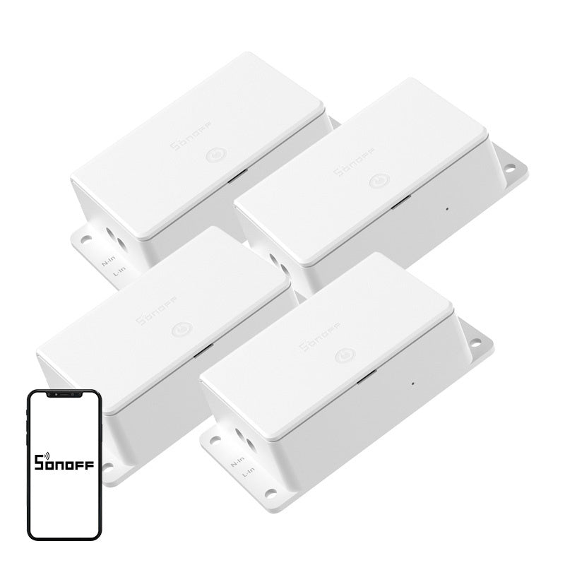 SONOFF Basic R5 Gen5 Wi-Fi Matter 10A-kontakt, 4-pak