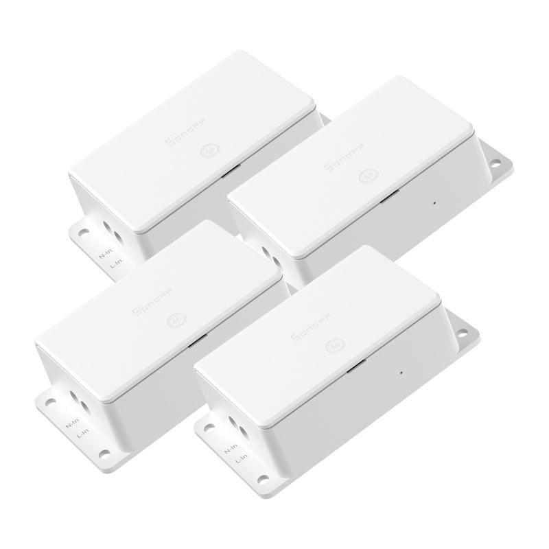SONOFF Basic R5 Gen5 Wi-Fi Matter 10A-kontakt, 4-pak