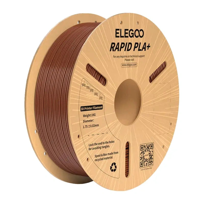 ELEGOO Rapid PLA+ filament (brun)