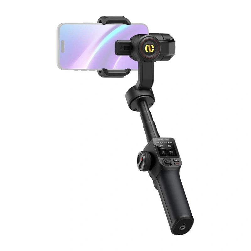 AOCHUAN S3 gimbal med ekstra skærm (sort)