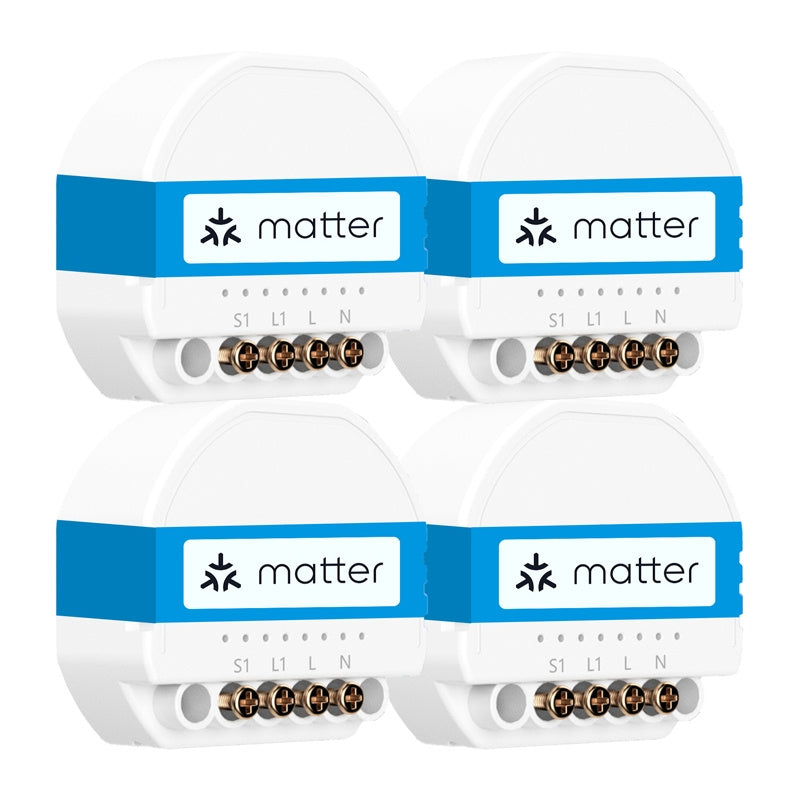 MEROSS MSS815MAQUA-UN smarte Wi-Fi-kontakter, 4-pak