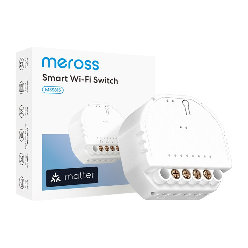 MEROSS MSS815MAQUA-UN smarte Wi-Fi-kontakter, 4-pak