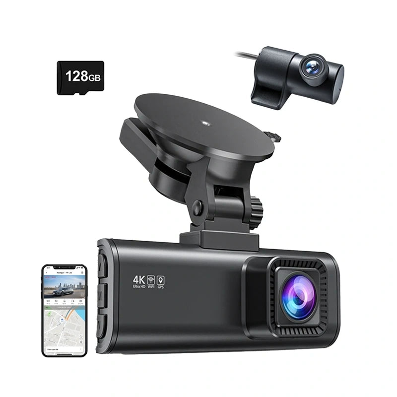 REDTIGER F7NP WiFi 4K + 1080p 128GB dashcam