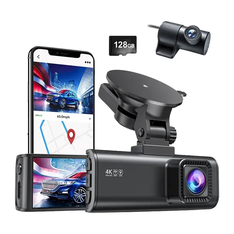 REDTIGER F7NP WiFi 4K + 1080p 128GB dashcam