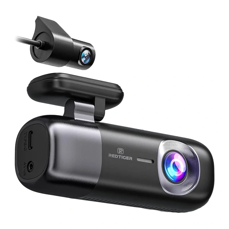 REDTIGER F9 WiFi 4K + 1080p dashcam