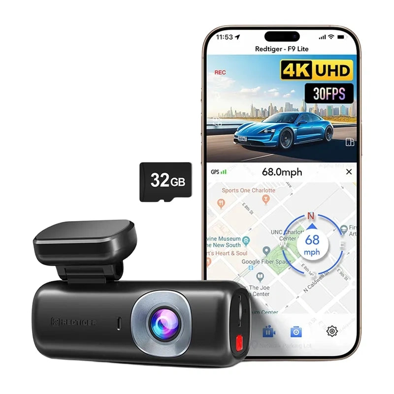 REDTIGER F9 Lite 4K 32GB dashcam