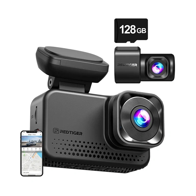 REDTIGER VC70 Wi-Fi 4K + 2.5K 128GB dashcam