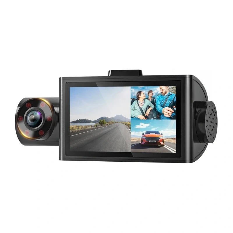 WOLFBOX i07 WiFi 2.5K + 1080p dashcam