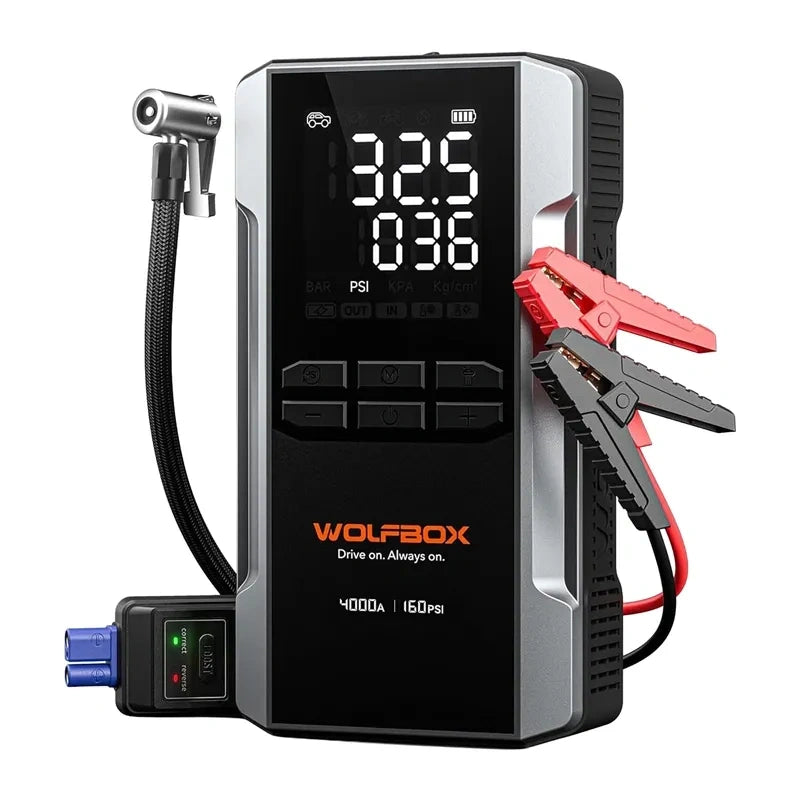 WOLFBOX MegaVolt 24 Air 24.000 mAh 4.000 A starthjælper