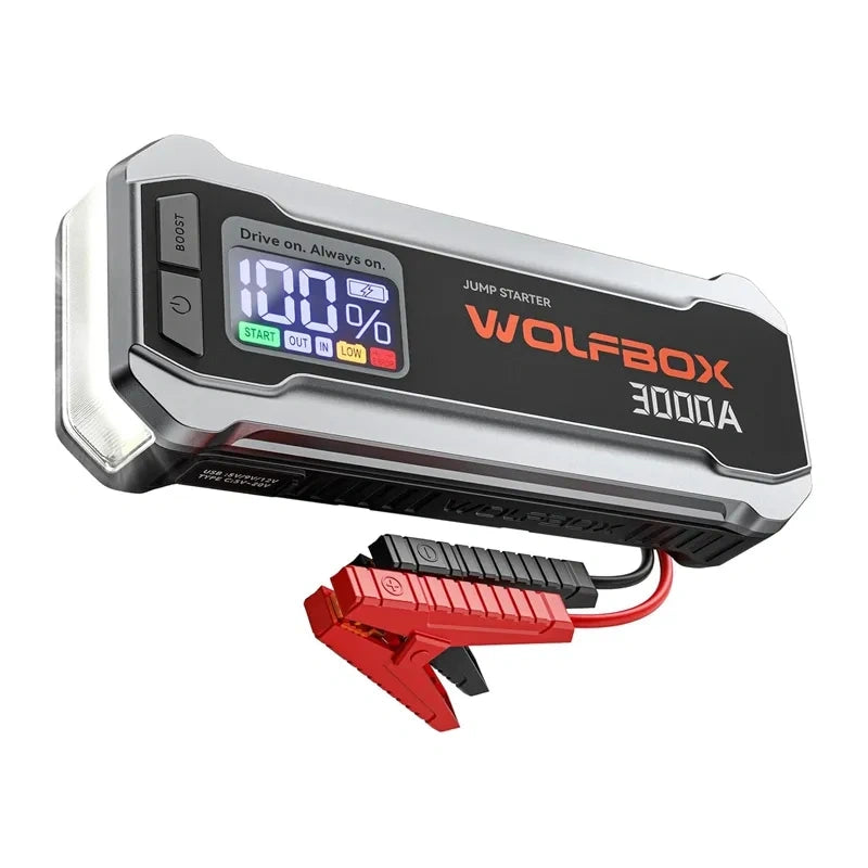WOLFBOX MegaVolt 16 16.000 mAh 3.000 A starthjælper