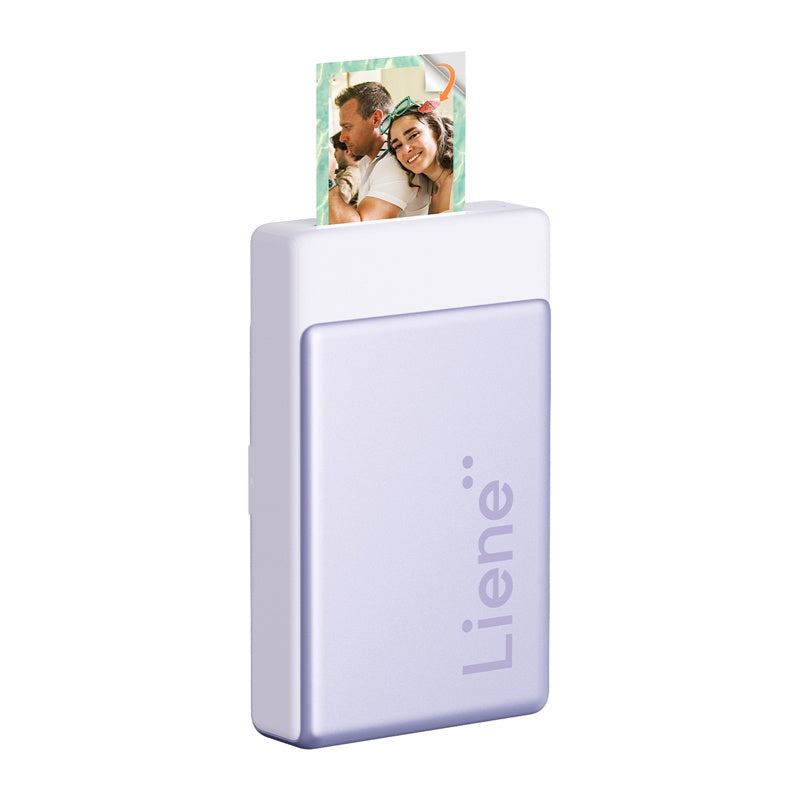 LIENE Pearl N200 Pro 2x3 tommer bærbar fotoprinter (lilla)