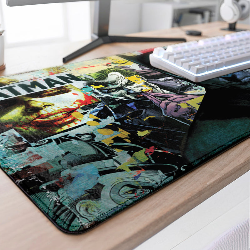 DC Batman: Torn Collage - Batman and Villains, musemåtte, XL