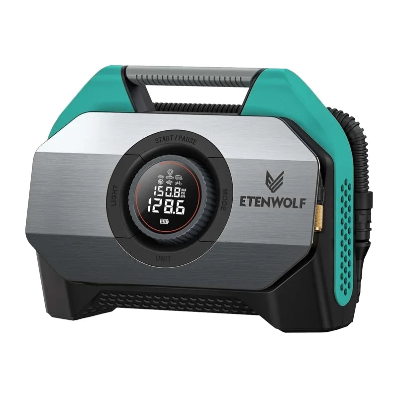 Etenwolf S6 bilkompressor, 11,03 bar, 19.200 mAh (blå)