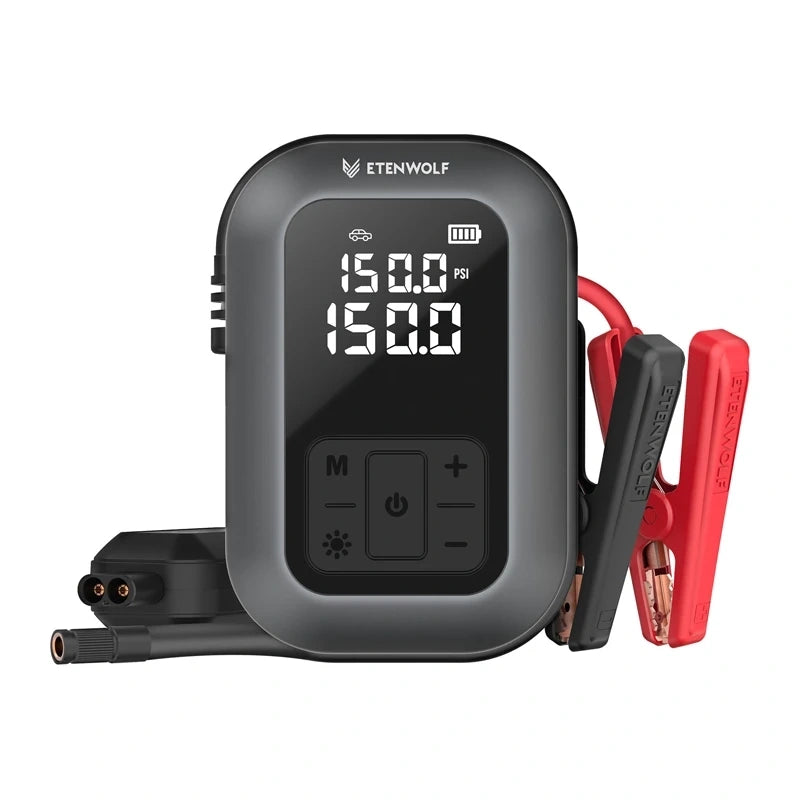 Etenwolf X5 Pro bilkompressor, 11,03 bar, 6000 mAh