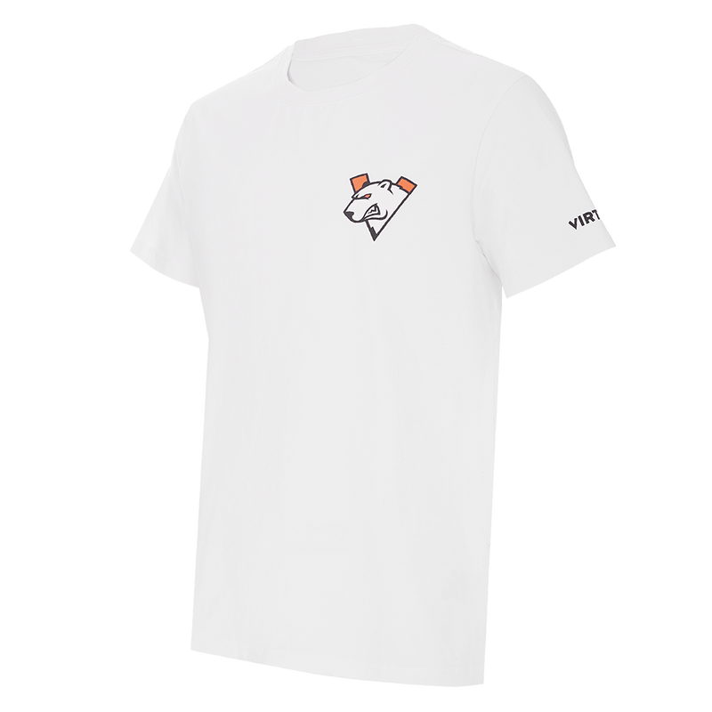 Virtus.pro T-shirt med logo, hvid