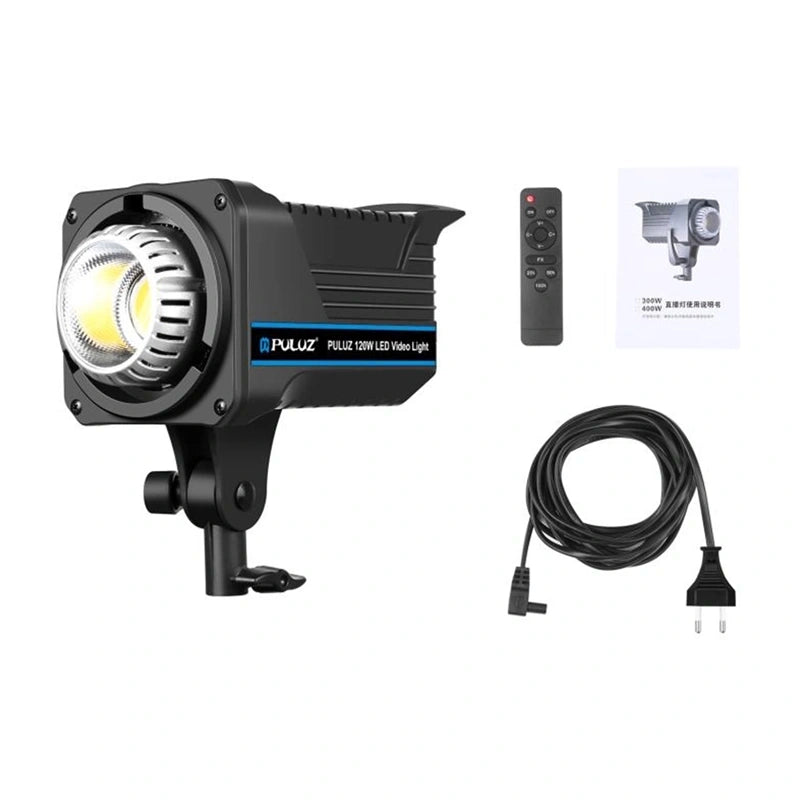 Puluz 120 W LED-studielampe med farvetemperaturstyring og fjernbetjening